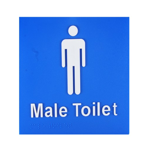 Braille Signs Poly Blue