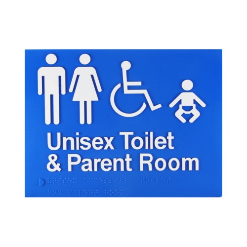 Braille Signs Poly Blue