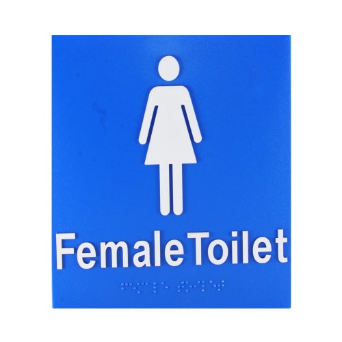 Braille Signs Poly Blue