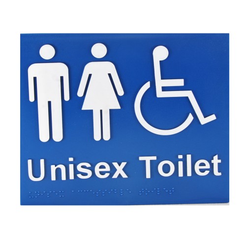 Braille Signs Poly Blue