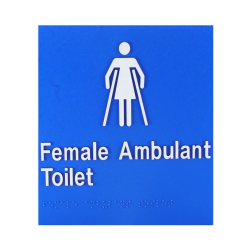 Braille Signs Poly Blue