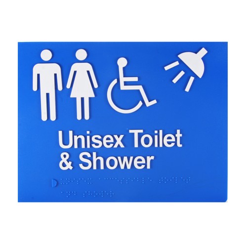 Braille Signs Poly Blue